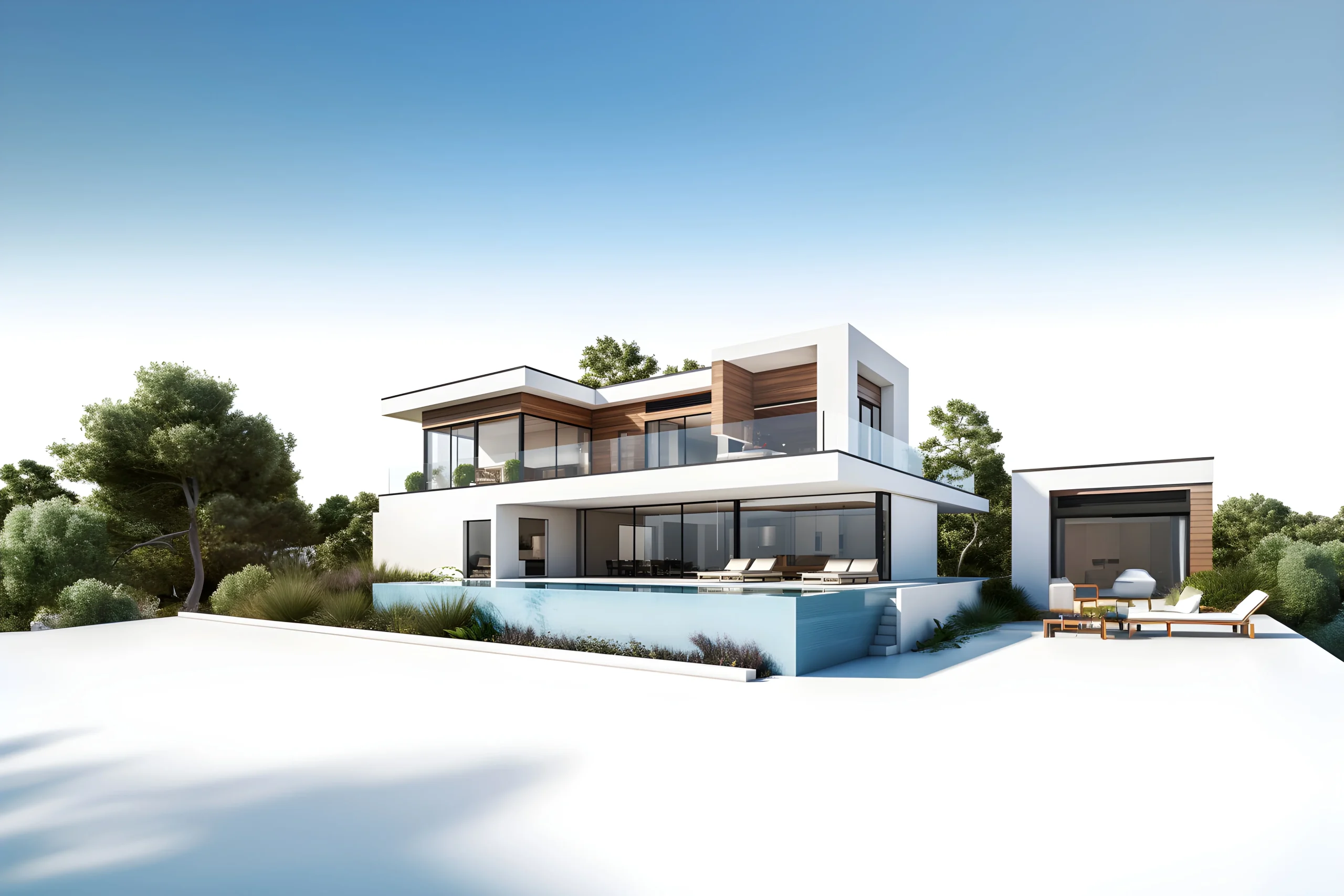 Modern 3D House Architecture